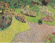 Vincent Van Gogh Garden in Auvers painting